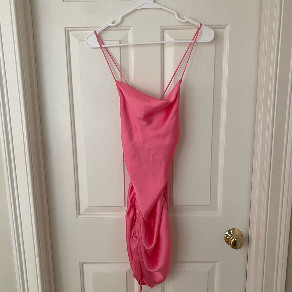 Zara Hot Pink Mini Dress